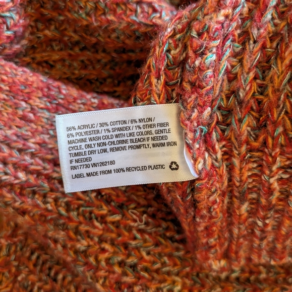 Cozy Knit Cardigan Sweater - Rust - Picture 7 of 7